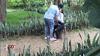 Witnessing A Public Park Encounter Between A Couple