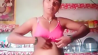 Indian Aunty Captures Nude Selfie With Big Tits And Pussy