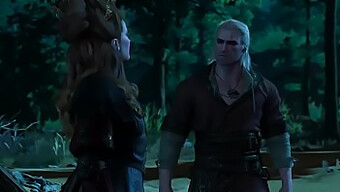 Geralt Of Rivia'S Seductive Encounter With Anna Henrietta In The Witcher 3