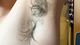 Intense Close-Up Of A Hairy Bush And Squirting Orgasm